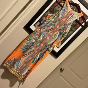 GIANNI BINI Sz 6 Beautiful Colors Geometric Pattern PreOwned